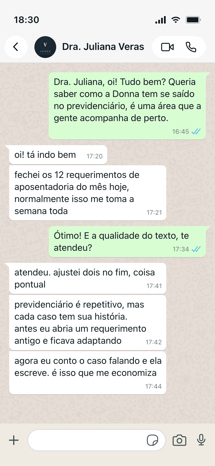 Conversa com a Dra. Juliana Veras sobre requerimentos previdenciários
